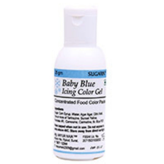 Baby Blue Icing Gel Color - Sugarin