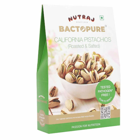 Bactopure California Pistachios (Roasted & Salted) 250g Nutraj