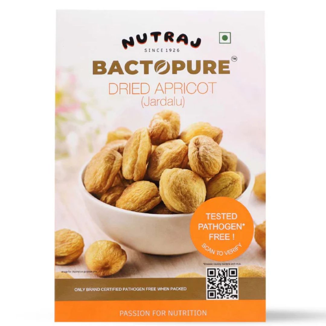 Bactopure Dried Apricot (Jardalu) 250g Nutraj