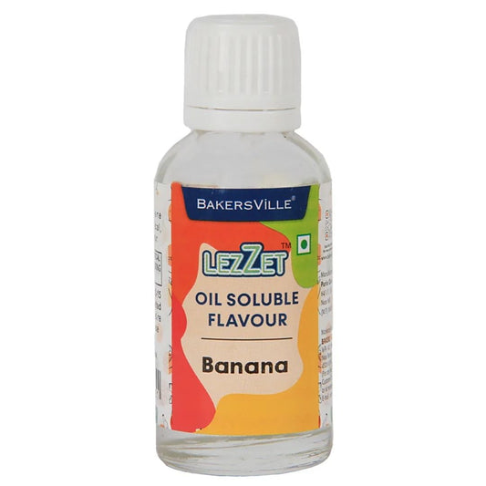 Banana  Lezzet Oil Soluble Flavour 30ml Bakersville