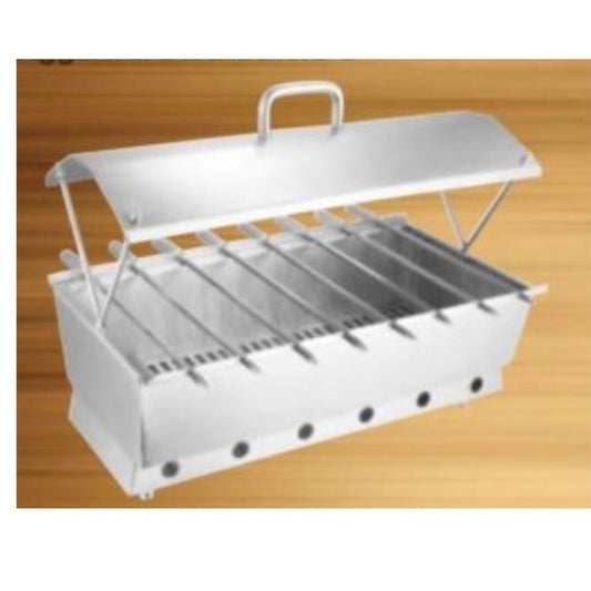 Barbeque with Hut Table Top 4 Sink SS