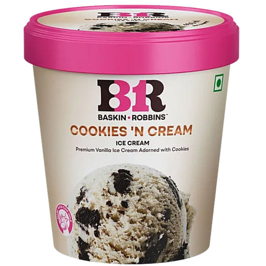 Cookies N Cream Ice Cream 450 ml Baskin Robbins