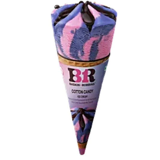 Cotton Candy Ice Cream Cone 110ml Baskin Robbins