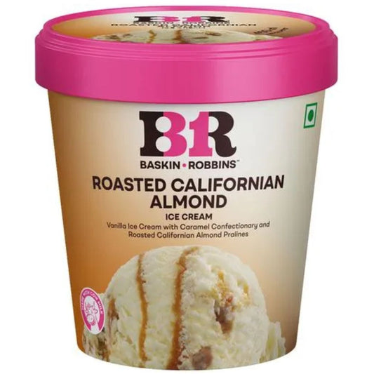 Ice Cream  Roasted Californain Almond 450ml Baskin Robbins