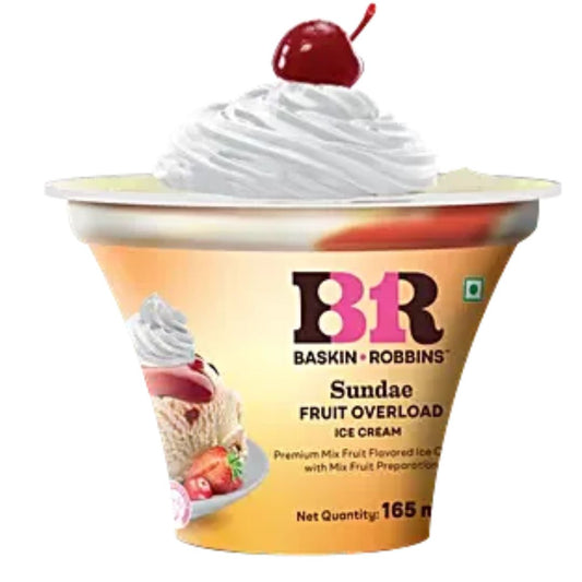 Ice Cream Sundae Fruit Overload 165ml Baskin Robbins