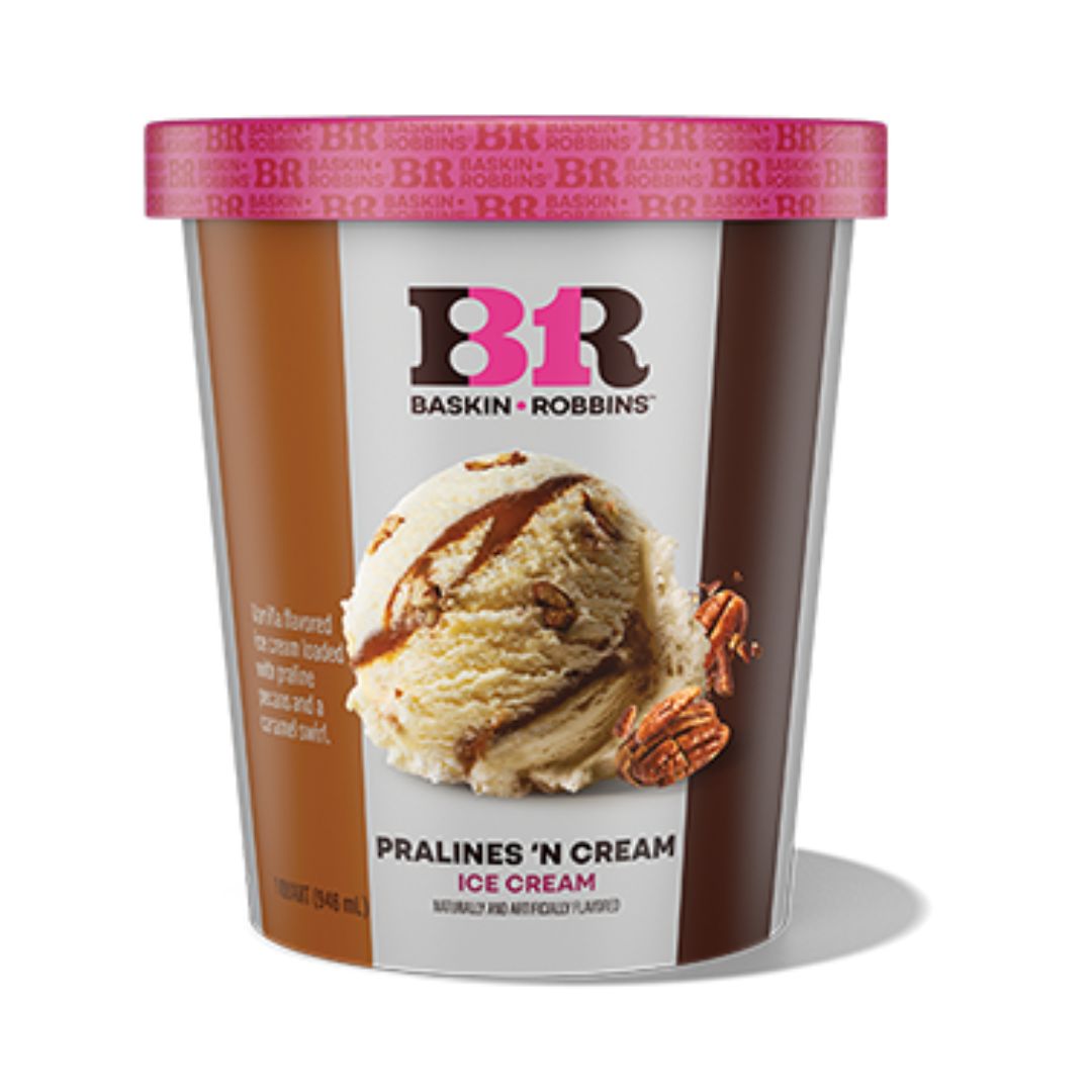 Pralines N Cream Ice Cream 450ml Baskin Robbins – JITCO