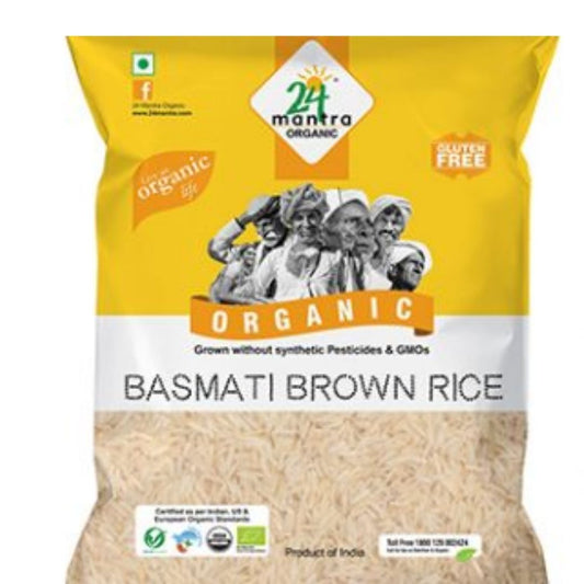 Basmati Brown Rice 24 Mantra Organic