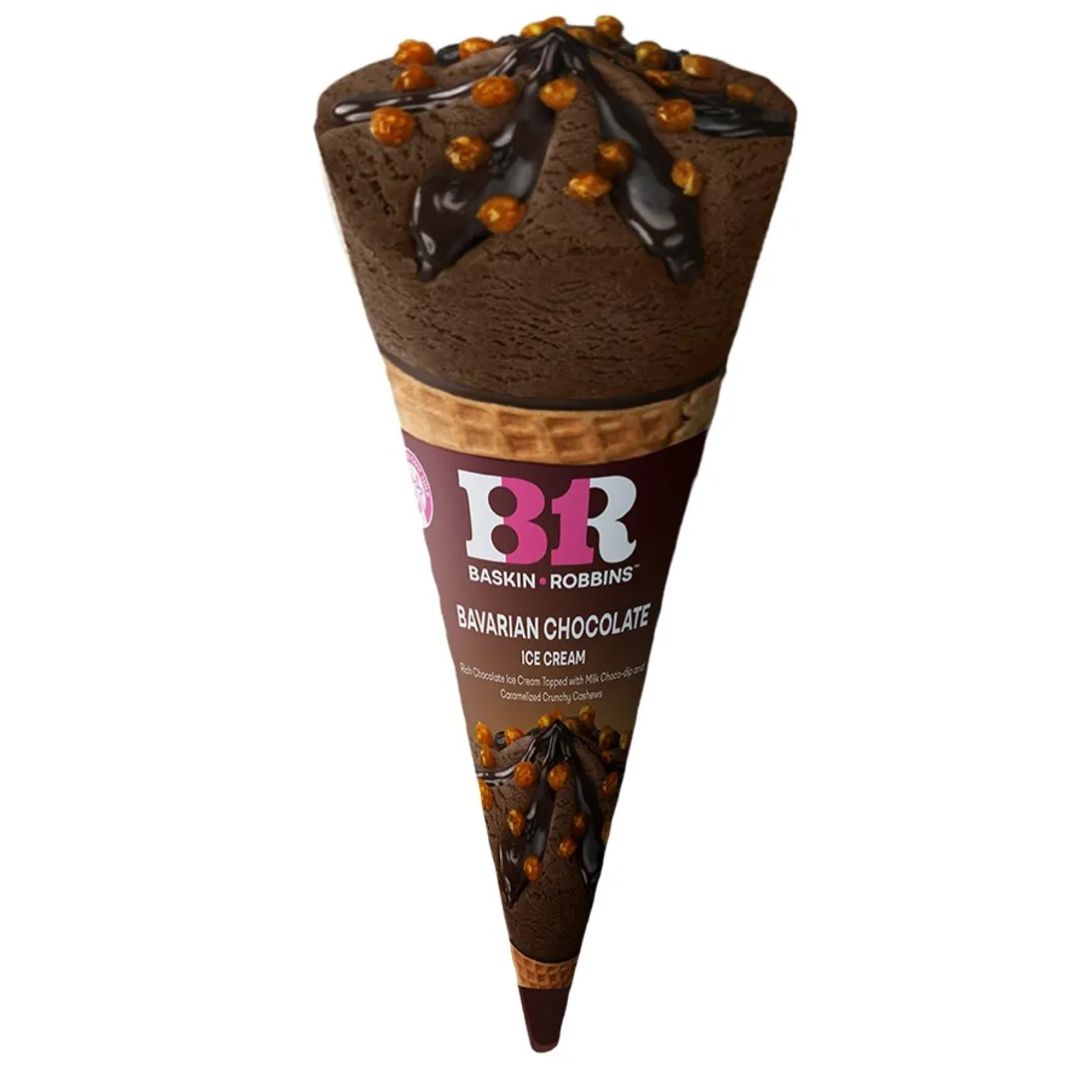 Bavarian Chocolate Ice Cream Cone 110ml Baskin Robbins