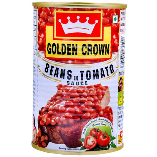 Beans In Tomato Sauce 450 gm  Golden Crown