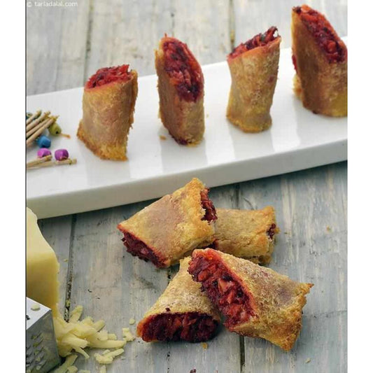 Beetroot Cheese & Carrot Spring Roll-25Gmx40Pcs  Freshezy
