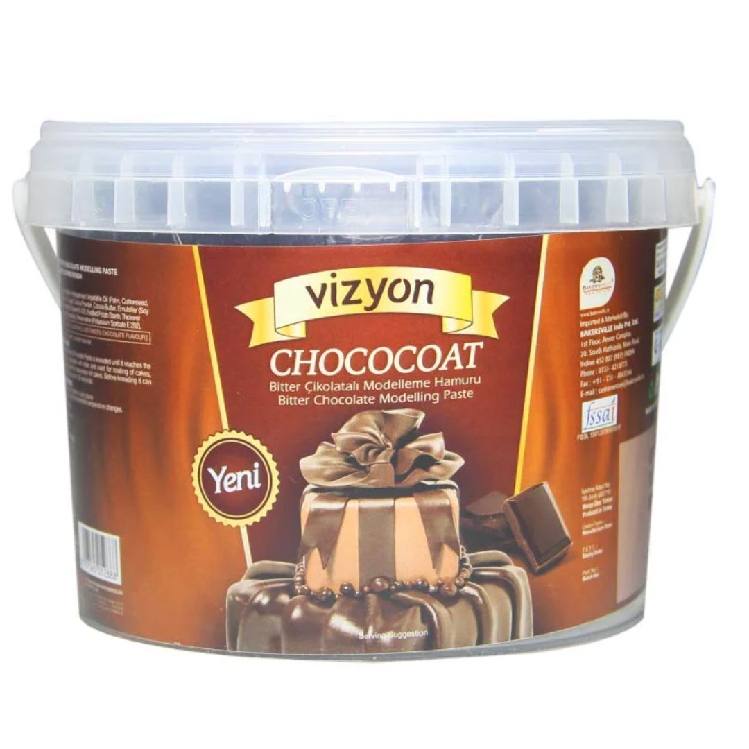 Bitter Chocolate Modelling Paste 1kg Vizyon