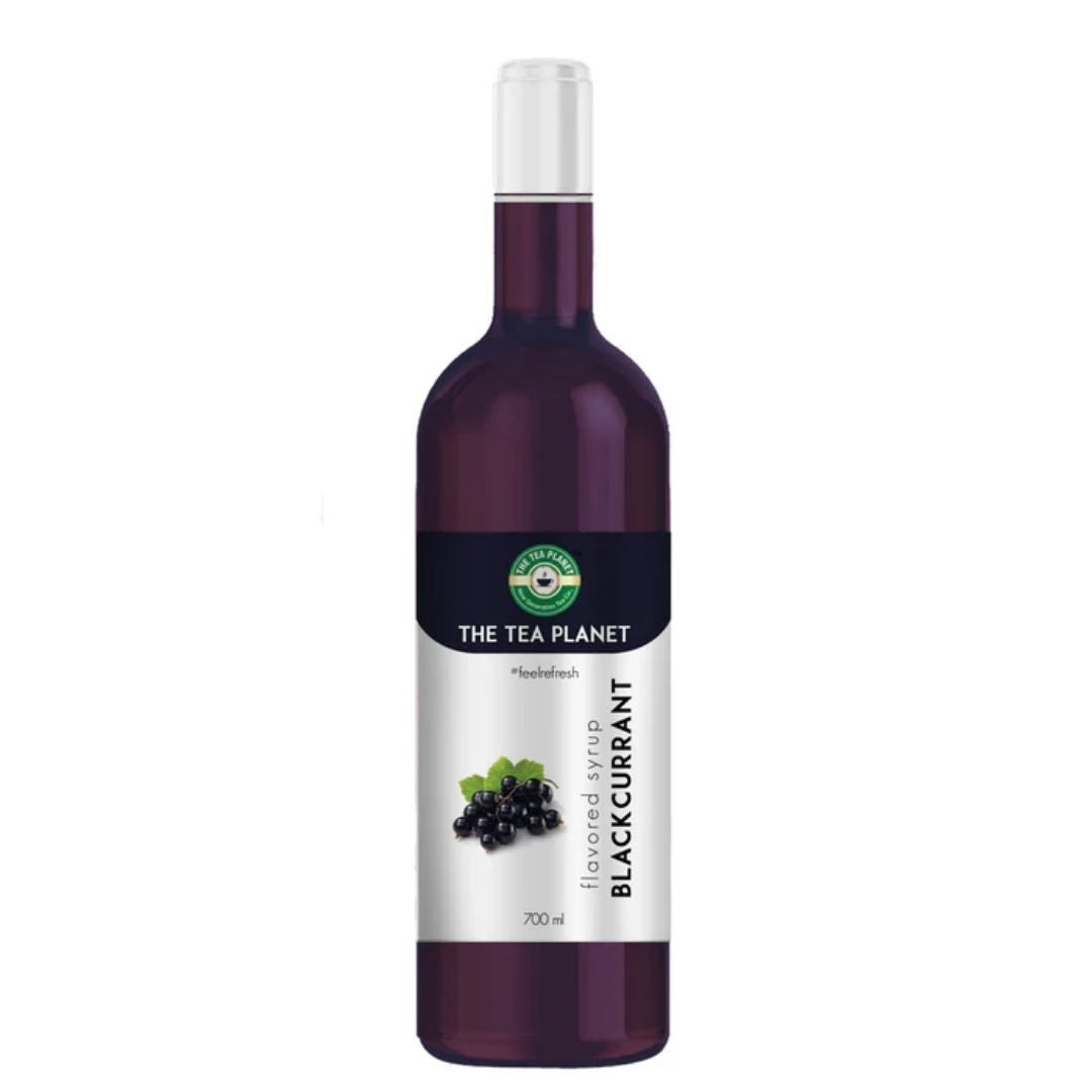 Black Currant Flavored Syrup - 700 ml The Tea Planet