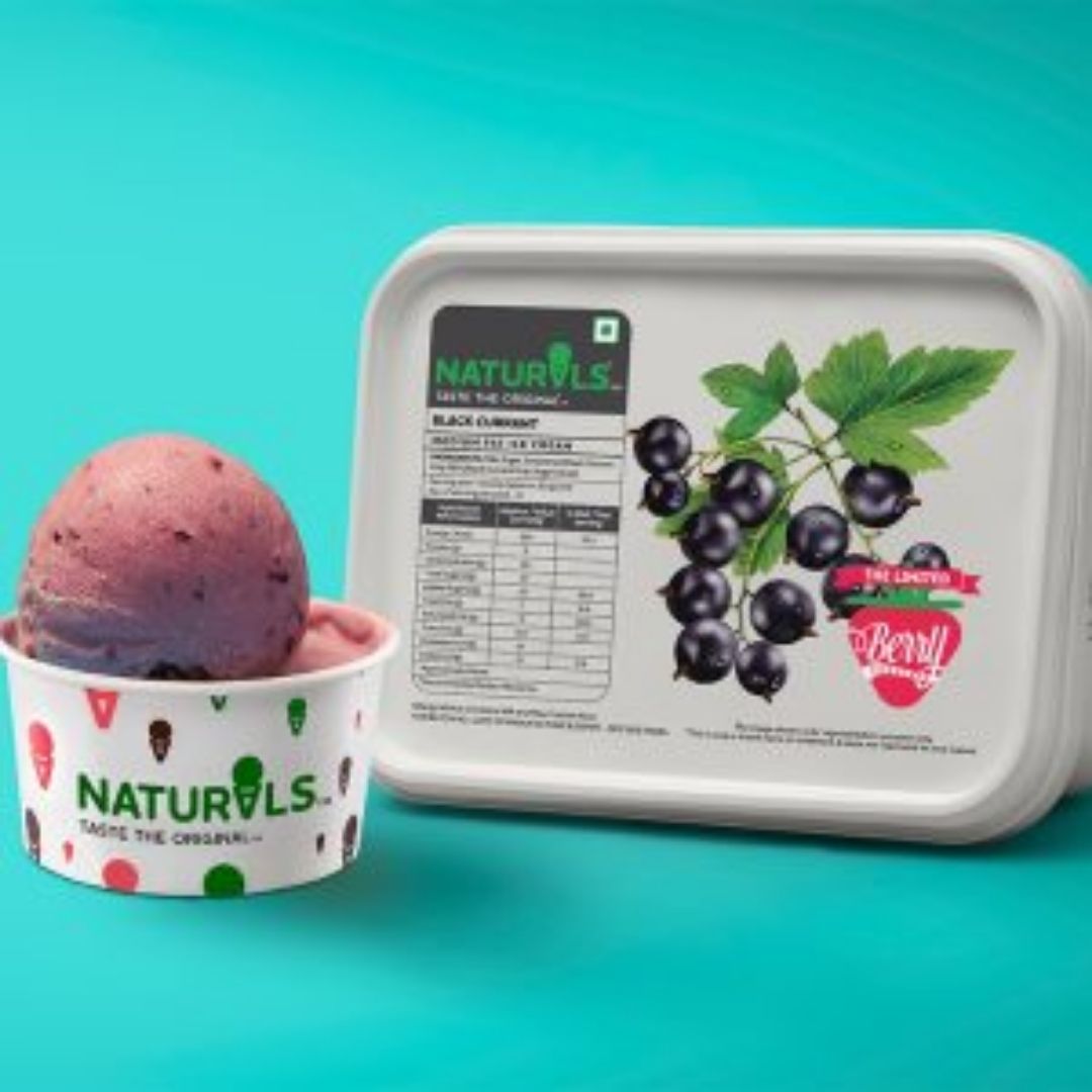 Black Currant Ice cream  Naturals