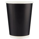 Black Double wall Paper Cup 355ml