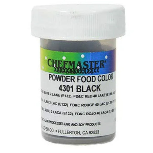 Black Dry Powder Candy Colour 3gm Chefmaster