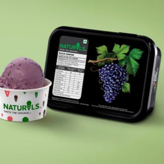 Black Grapes Ice Cream Naturals