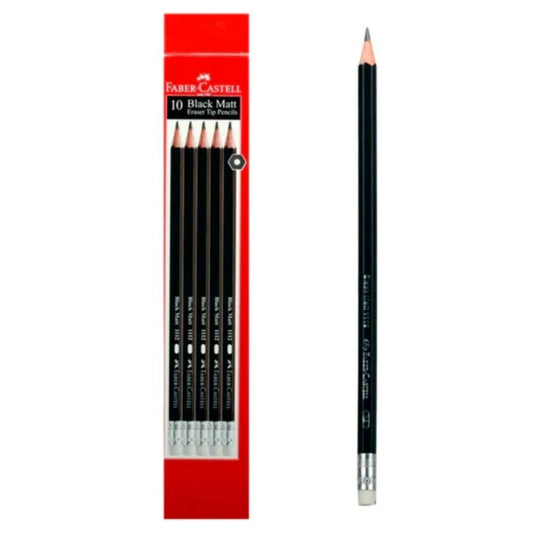 Black Lead Eraser Tip Pencils Faber Castell