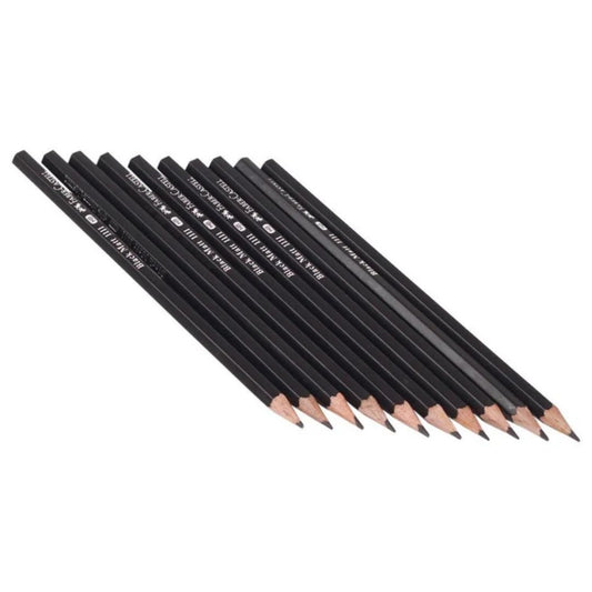 Black Matte Drawing Pencils 8B  Faber Castell