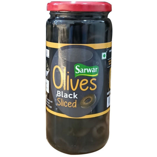 Black Olive Sliced (Imported)  450 gm Sarwar
