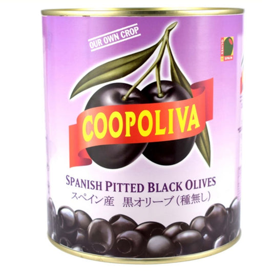 Black Pitted Olive A10 3kg OLICOOP