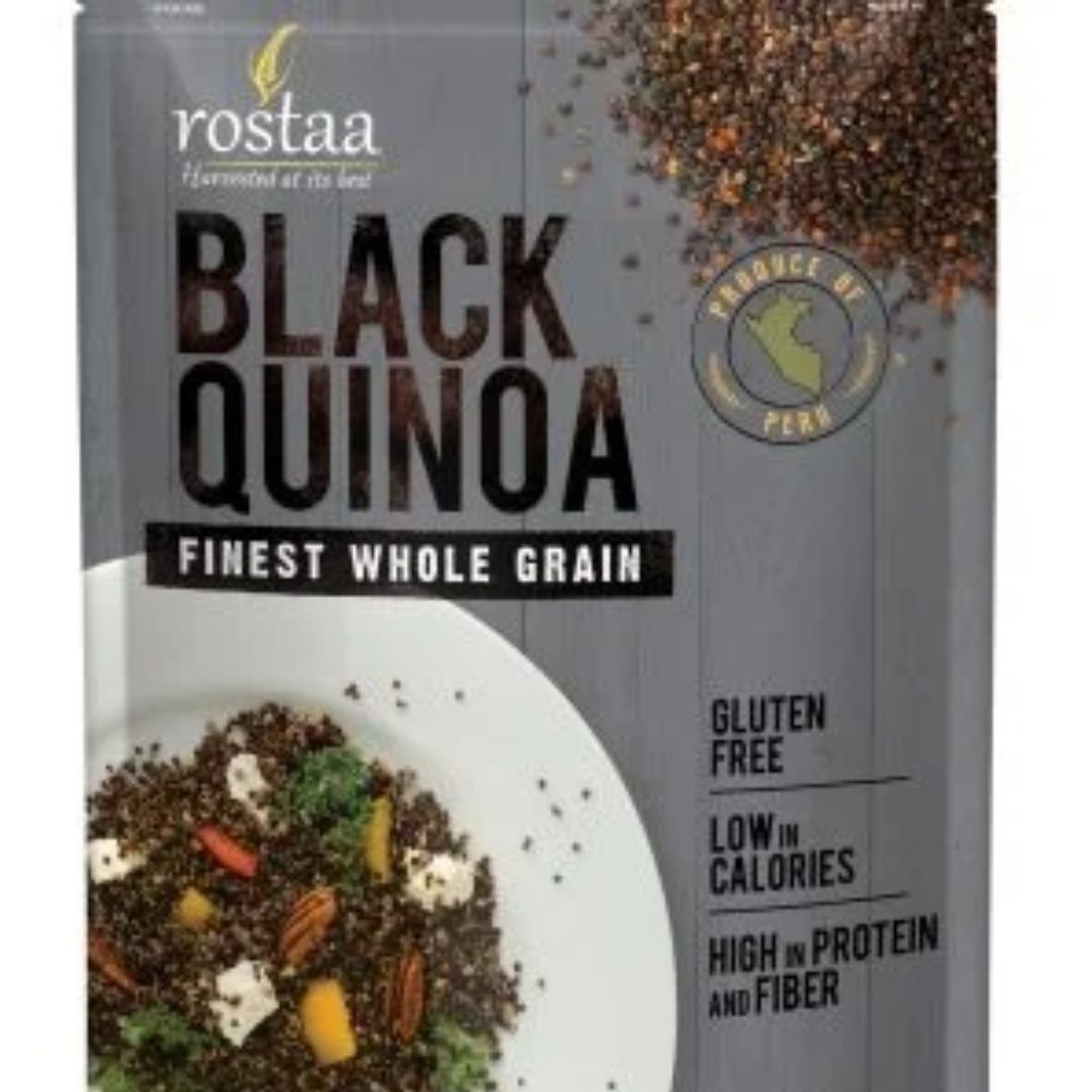 Black Quinoa 500gm Rostaa