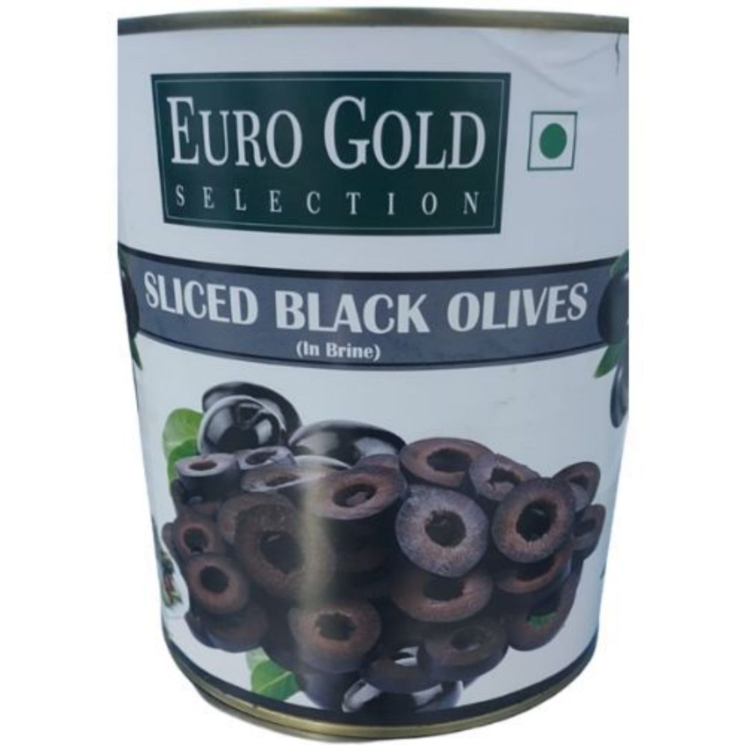 Black Sliced Olives 2.84 kg  Eurogold