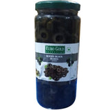 Black Sliced Olives 450 gm  Eurogold