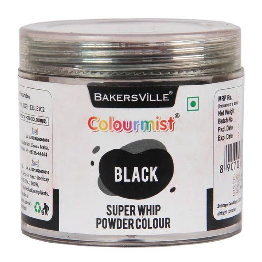 Black Super Whip Powder Colour 30g Colourmist