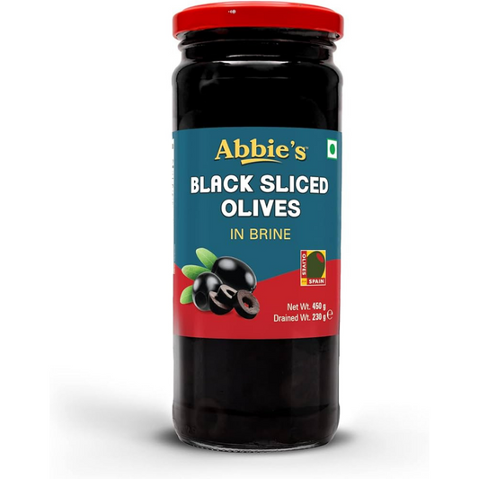 Black slice olive 450 gm Abbie's