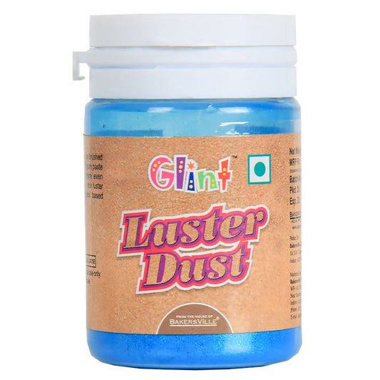 Blue Edible Luster Dust 10g Glint