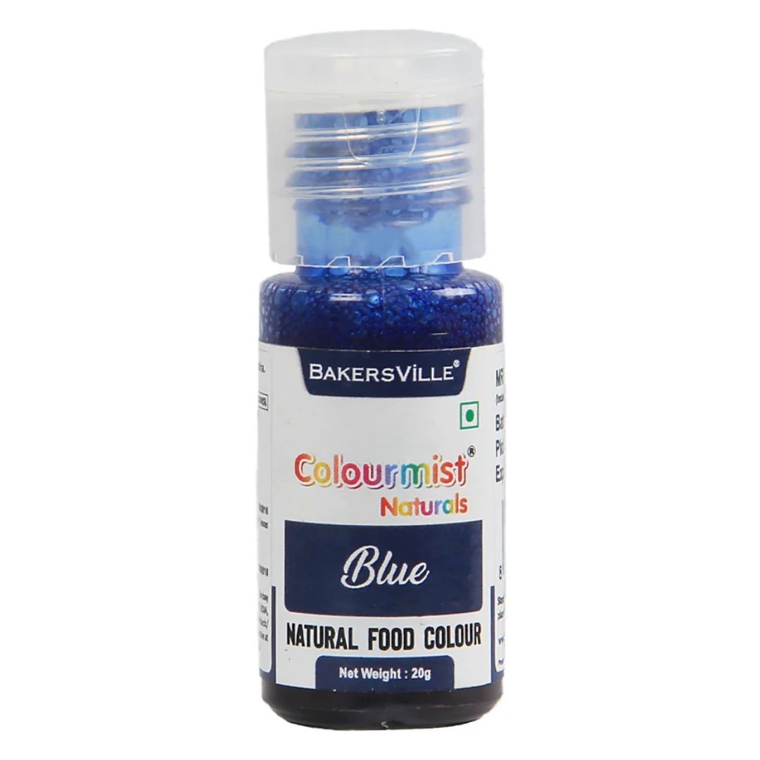 Blue Natural Edible Food Colour 20g Colourmist