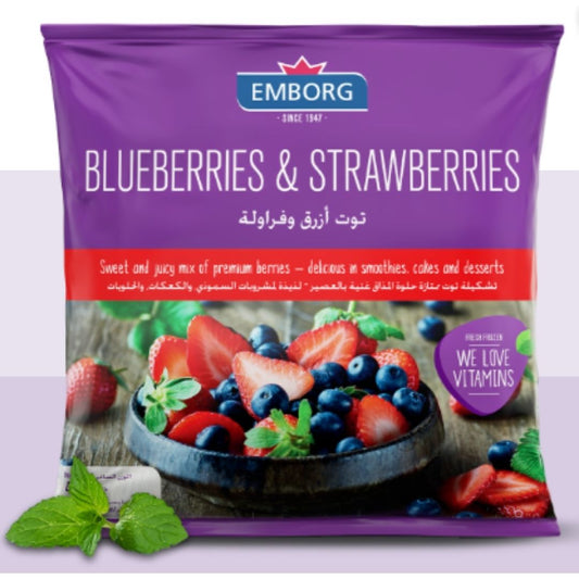 Blueberries & Strawberries 400g  Emborg