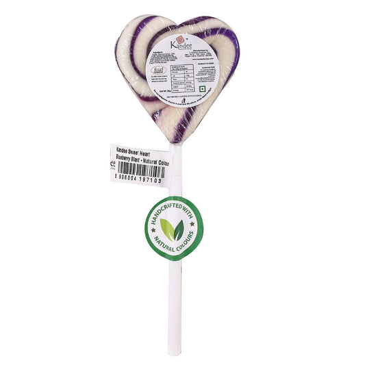 Blueberry Blast Heart Kandee Swirl Pops