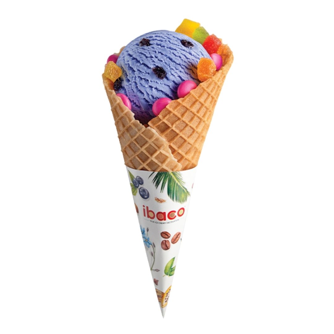 Blueberry Cone Ice cream Ibaco