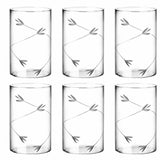 Borosilicate Decorative Vector Glass Tumbler Milton