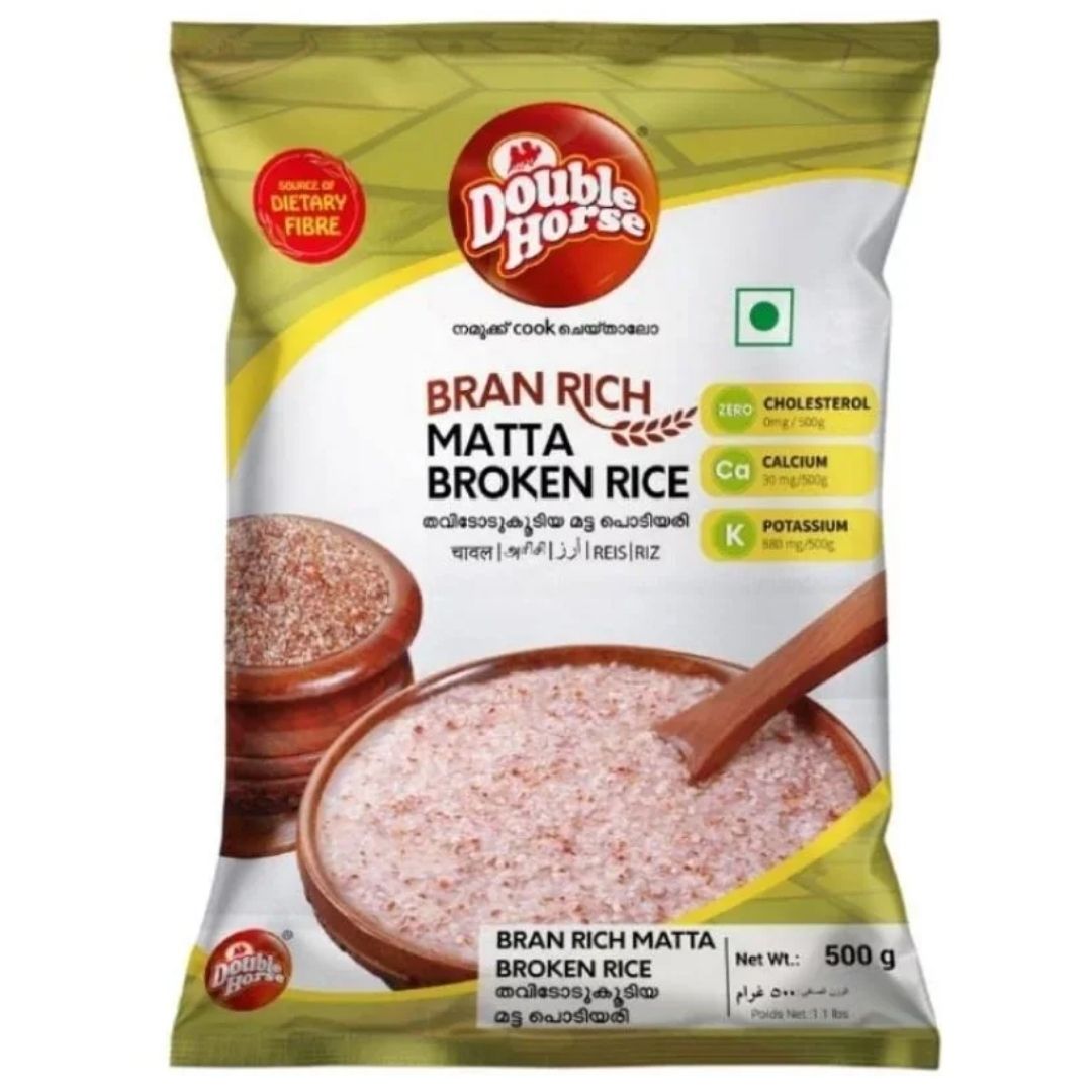 Bran Rich Matta Broken Rice 500g DoubleHorse