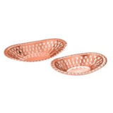 Bread Basket Oval Perforated No. 1 (23cm) La Coppera