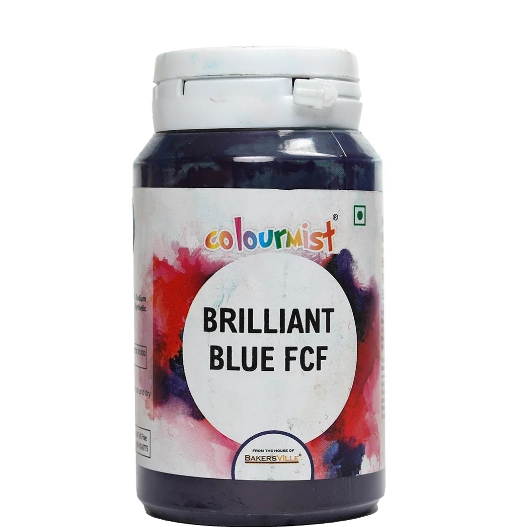 Brilliant Blue Basic Food Colour, 75Gm Colourmist