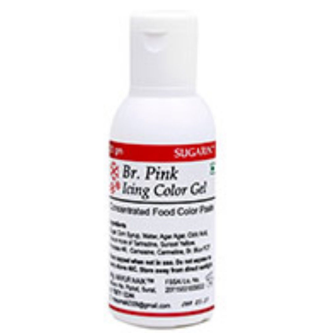 Brilliant Pink Icing Color Gel Sugarin