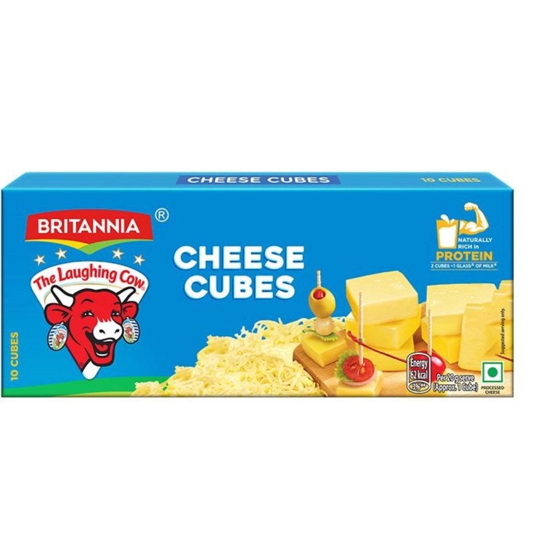 The Laughing Cow Cheese Cubes 200 gm Britannia