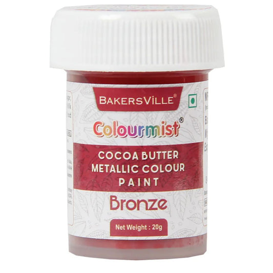 Bronze Cocoa Butter Metallic Colour Paint 20g Colourmist