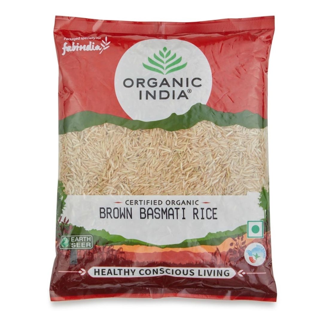 Brown Basmati Rice -1kg Organic India