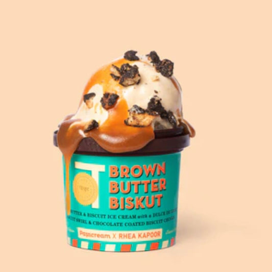 Brown Butter Biscuit Ice Cream 100ml Papacream