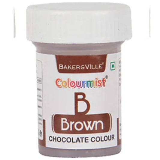 Brown Colourmist Edible Chocolate Powder Colour 3g Bakersville