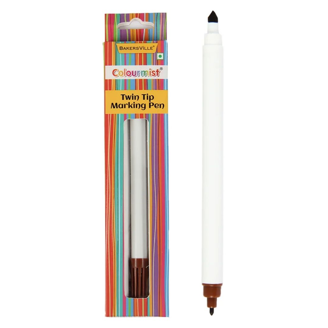 Brown Colourmist Twin Tip Marking Pen Bakersville