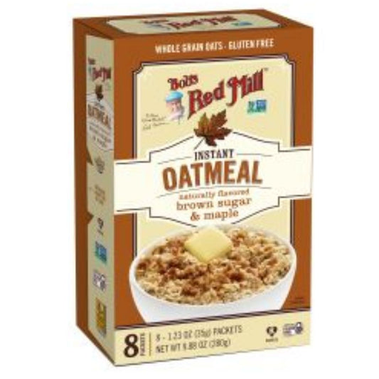 Brown Sugar Maple Instant Oatmeal Packets Bobs Red Mill