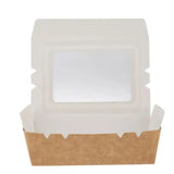 Brown Top Lunch Box, 12 x 9 x 4 cm