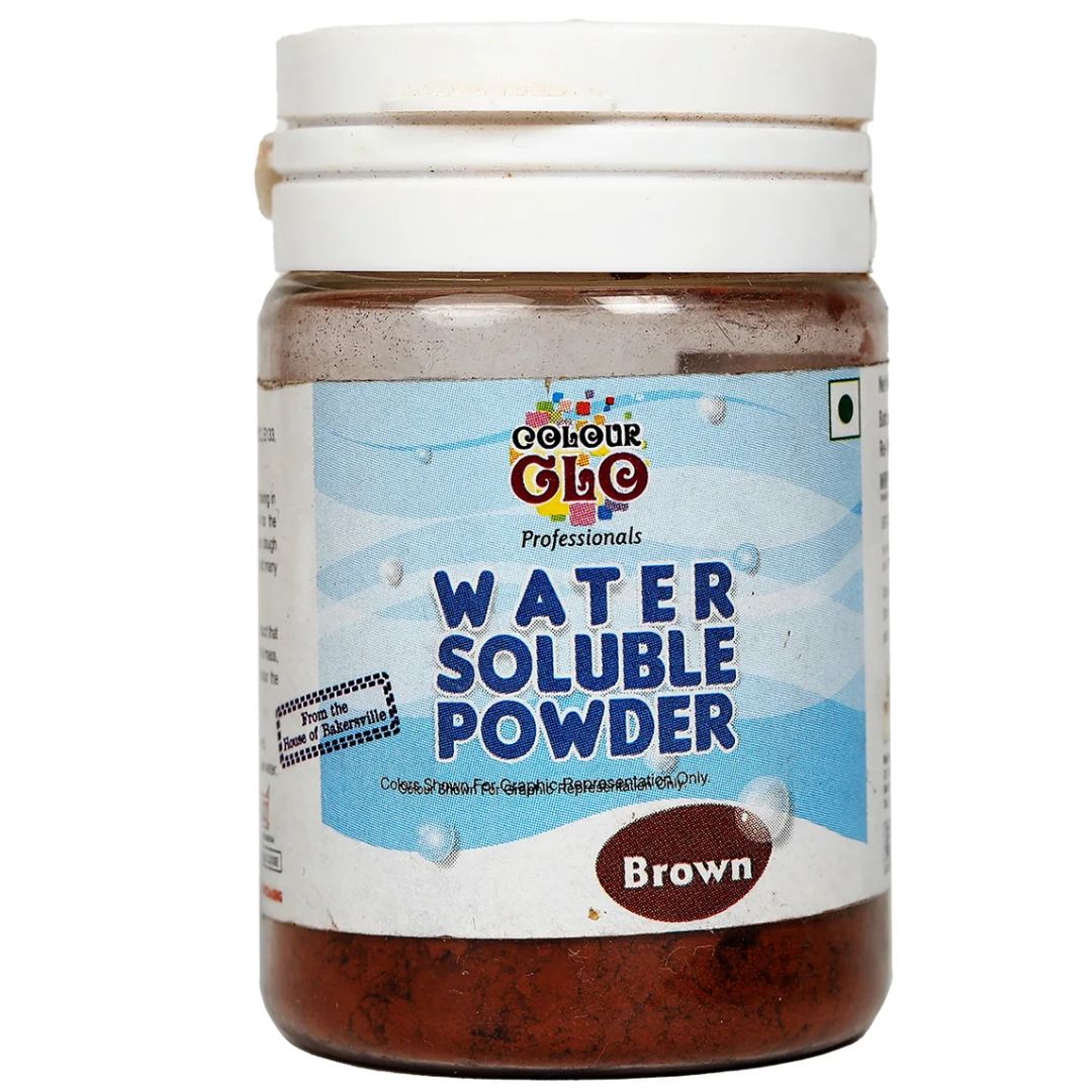 Brown Water Soluble Powder, 10Gm Colourglo