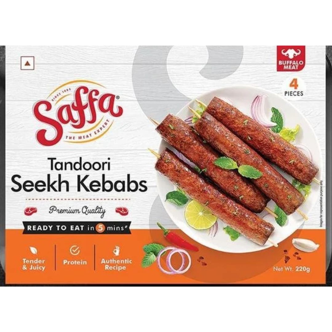 Buffalo Seekh Kabab   1 kg   Saffa