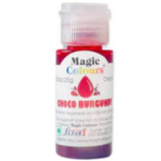 Burgundy Choco Mini Gels Candy Food Magic Colours